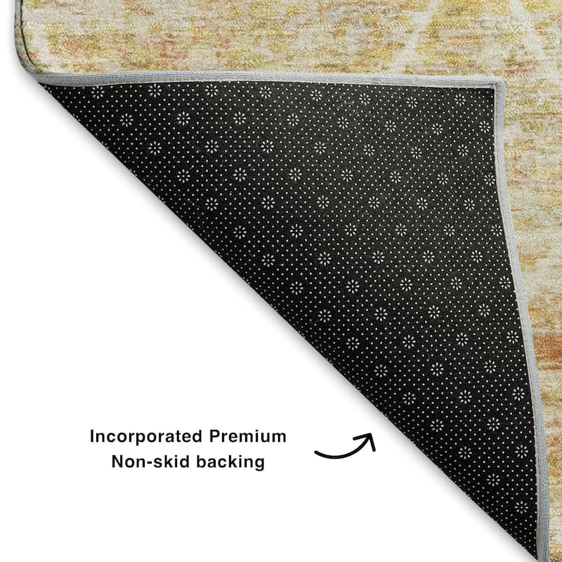 Premium Washable Super Soft Geo Abstract Mayfield Rug