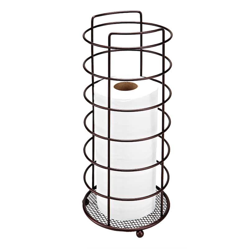 Bath Bliss Rust Links Tissue Roll Holder - 5.75"Rd x 14.50"