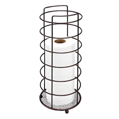 Bath Bliss Rust Links Tissue Roll Holder - 5.75"Rd x 14.50"