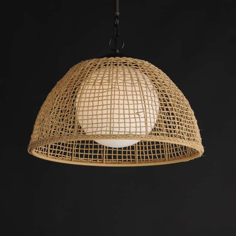 Maxim 22472 Cestino 21" Wide Wood Pendant