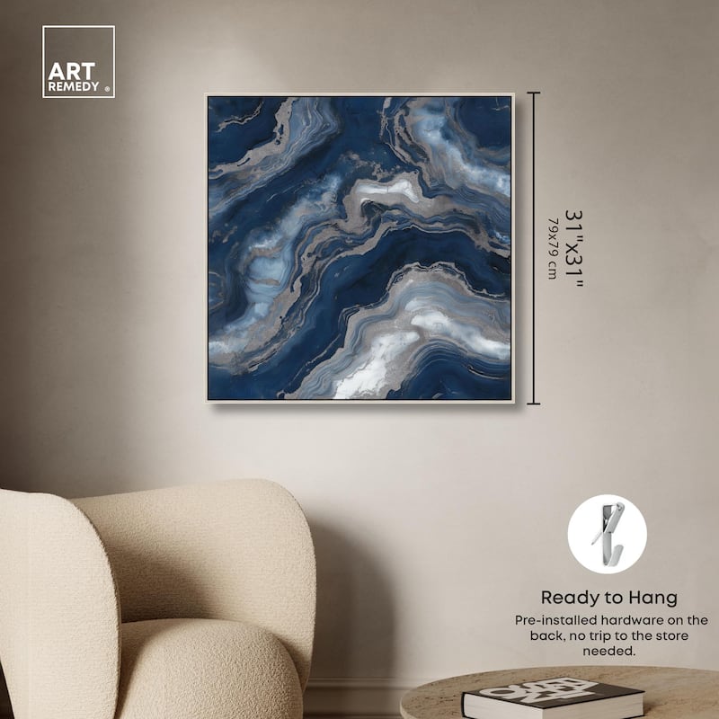 Deep Sea Geode I Canvas by Art Remedy