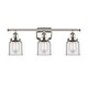 preview thumbnail 59 of 79, Innovations Lighting Ballston Urban Bell - 3 Light 26" Bath Vanity Light Clear/Polished Nickel Finish
