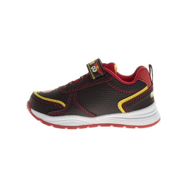 Sesame Street Kids Light Up Elmo Hook and Loop Fashion Sneaker. (Toddler/Little Kids)