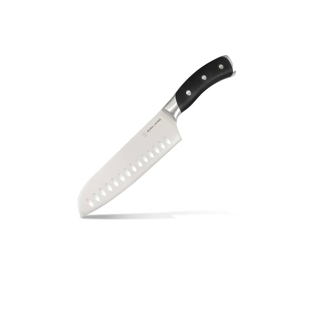 Dura Living Elite 7-inch Santoku Knife - Forged German Steel Kitchen Knife