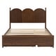 preview thumbnail 45 of 43, Queen Platform Bed with 2 Drawers & Twin XL Trundle