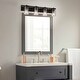 preview thumbnail 2 of 6, Acroma 4 Light 31 Inch Modern Farmhouse Rustic Bathroom Vanity Lights-UL