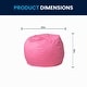 preview thumbnail 120 of 191, Small Refillable Bean Bag Chair for Kids and Teens