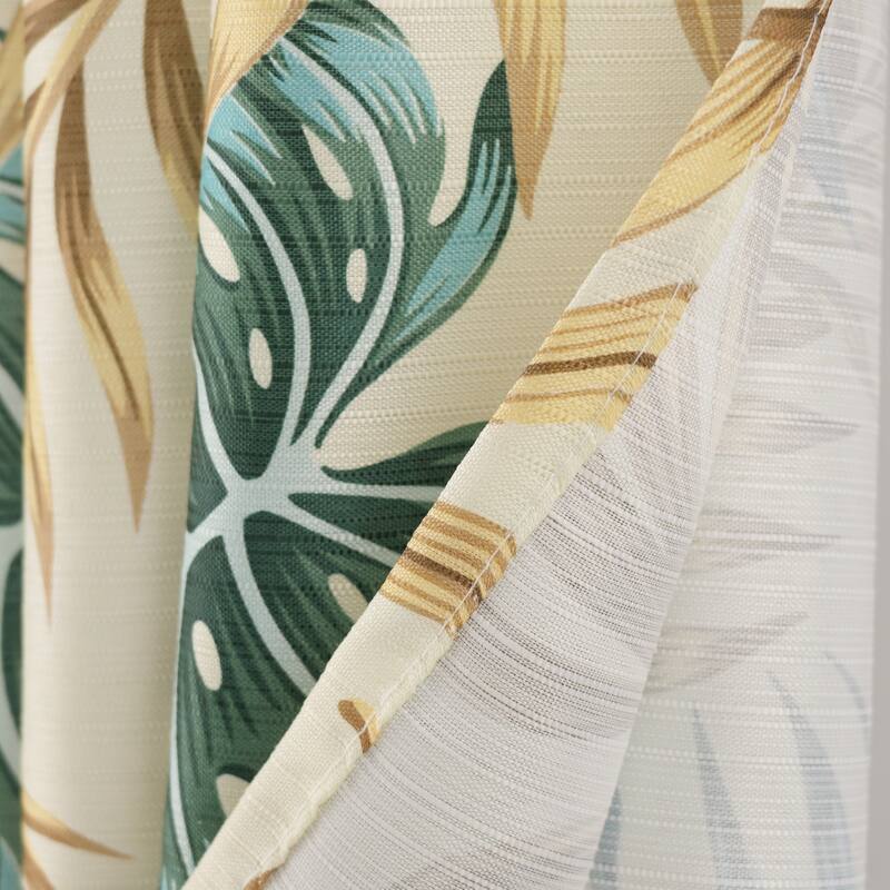 Cedar Floral Seashells Starfish Flowers Shower Curtains with Hooks