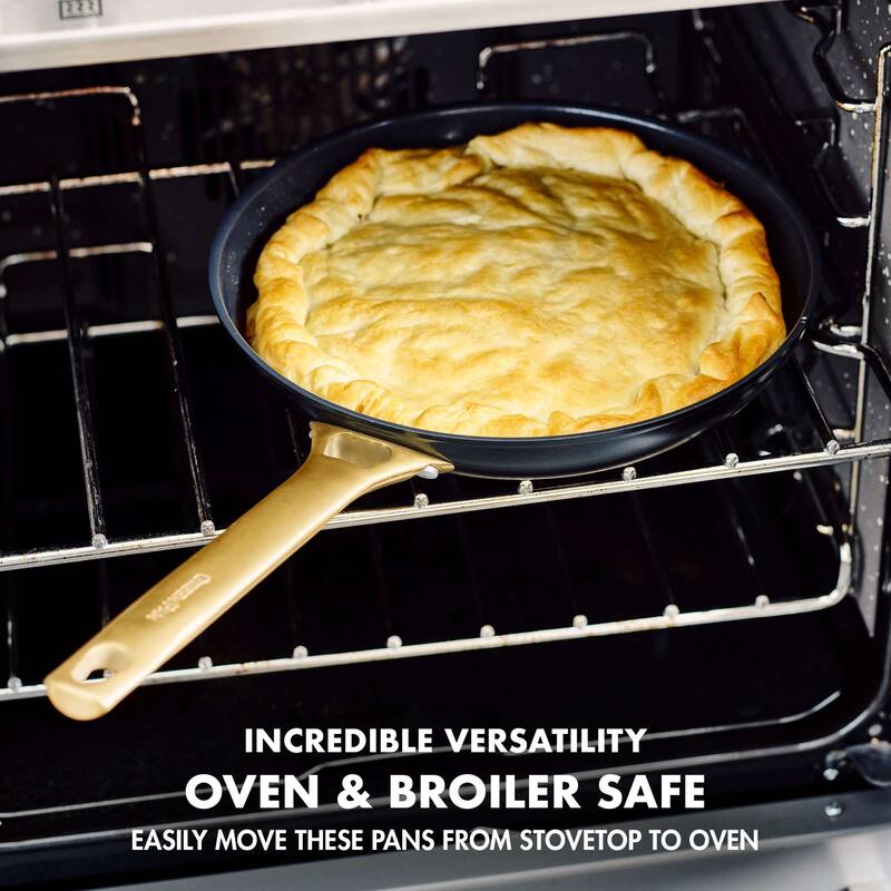 GreenPan Reserve Healthy Ceramic Nonstick 10pc Cookware Set, Black