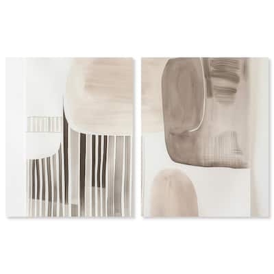 Slumbering Patterns II Canvas Set of 2 by Art Remedy, Gallery Wrapped