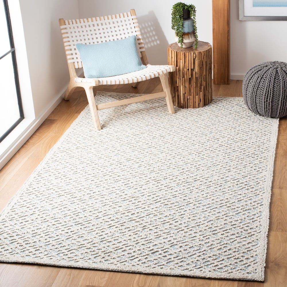SAFAVIEH Handmade Trace Chasity Wool/ Viscose Rug