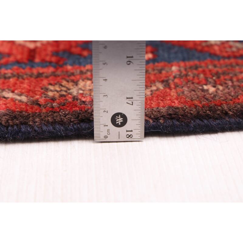 ECARPETGALLERY Hand-knotted Andelz Dark Navy Wool Rug - 5'2 x 10'4