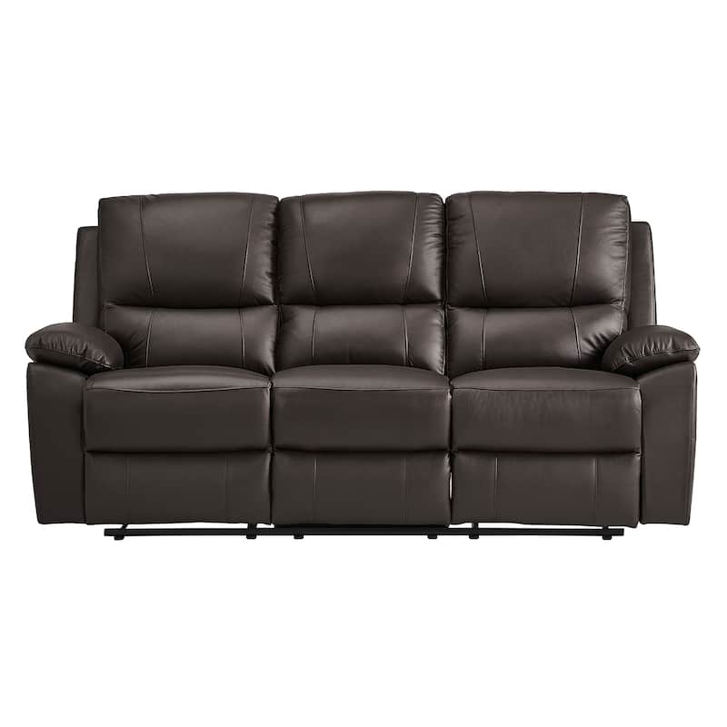 Harrington 2-Piece Faux Leather Manual Reclining Living Room Sofa Set