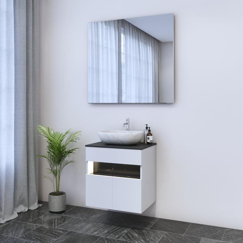 Laguna 2D 60 Floating Bathroom Vanity (24" Width)