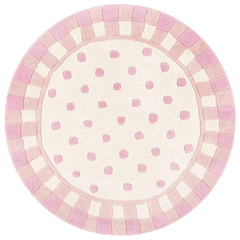 SAFAVIEH Handmade Novelty Giancarla Polka Dot Wool Rug