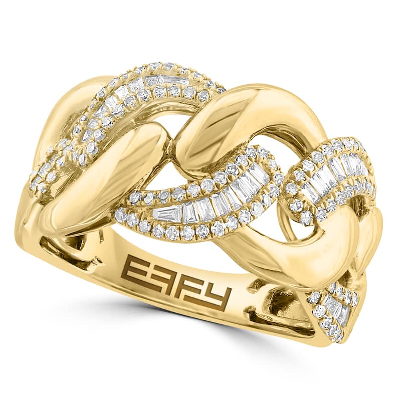Effy Women's 14K Yellow Gold Diamond Ring