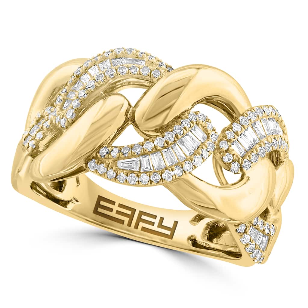 Effy Women's 14K Yellow Gold Diamond Ring