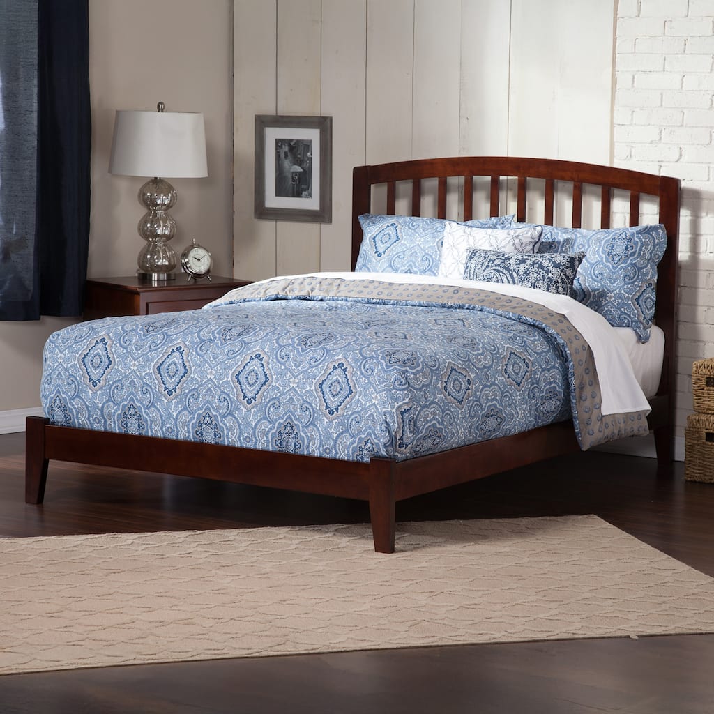 Richmond Queen Foundation Bed Frame in Walnut