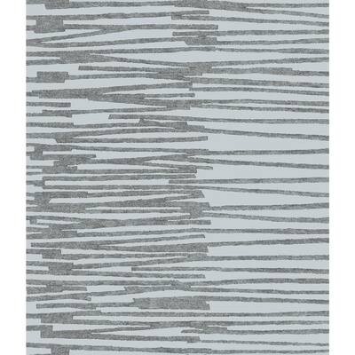 Grey Burundi Thatch Peel & Stick Wallpaper