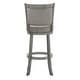 preview thumbnail 20 of 49, Verona Panel Back Linen Swivel 29-inch High Back Bar Stool by iNSPIRE Q Classic