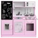 preview thumbnail 1 of 5, Pretend Play Kitchen Wooden Toy Set for Kids with 11 Accessories