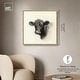 preview thumbnail 26 of 60, Darkness in Detail of Cow Canvas Animal Art Prints by Art Remedy