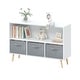 preview thumbnail 8 of 28, Kids Toy Storage Box Organizer with Bookcase for Books,Toys