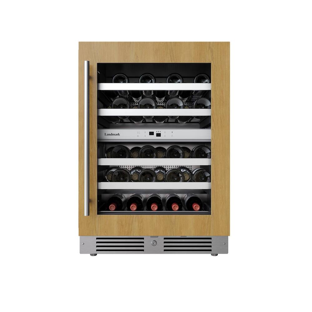 Landmark L3124UI2WGRH 24" Wide 37 Bottle Capacity Panel Ready Wine and