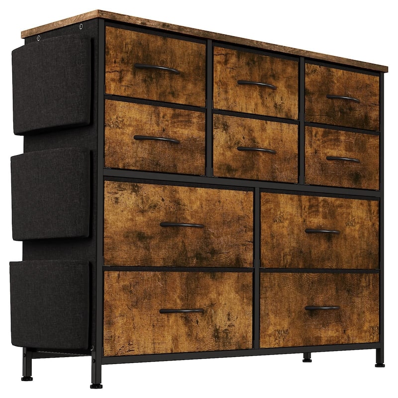Dresser for Bedroom with 10 Drawer - Brown