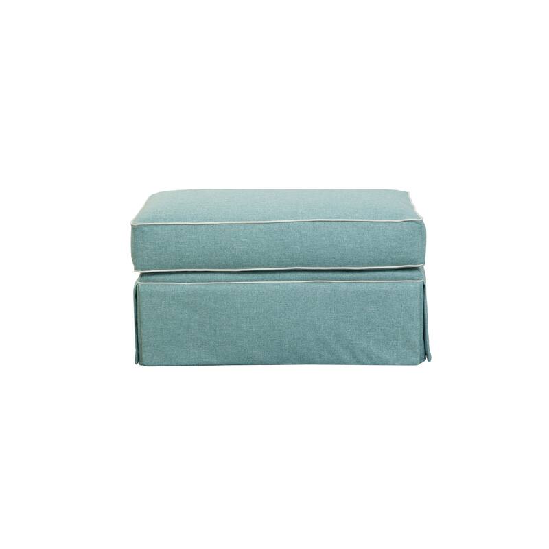 Seaglass Ottoman