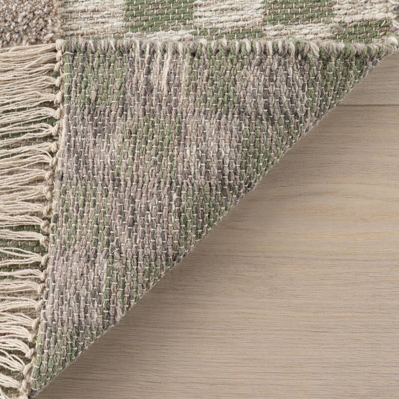 Carmeon Hamilton Memphis Modern Checkered Hand Woven Rug