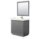 Option Dark Gray / Giotto Quartz Top / Satin Bronze