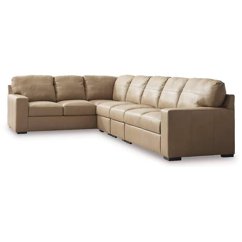 Signature Design by Ashley Bandon Brown 4-Piece Sectional - 153"W x 100"D x 41"H - Left Facing