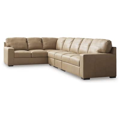 Signature Design by Ashley Bandon Brown 4-Piece Sectional - 153"W x 100"D x 41"H