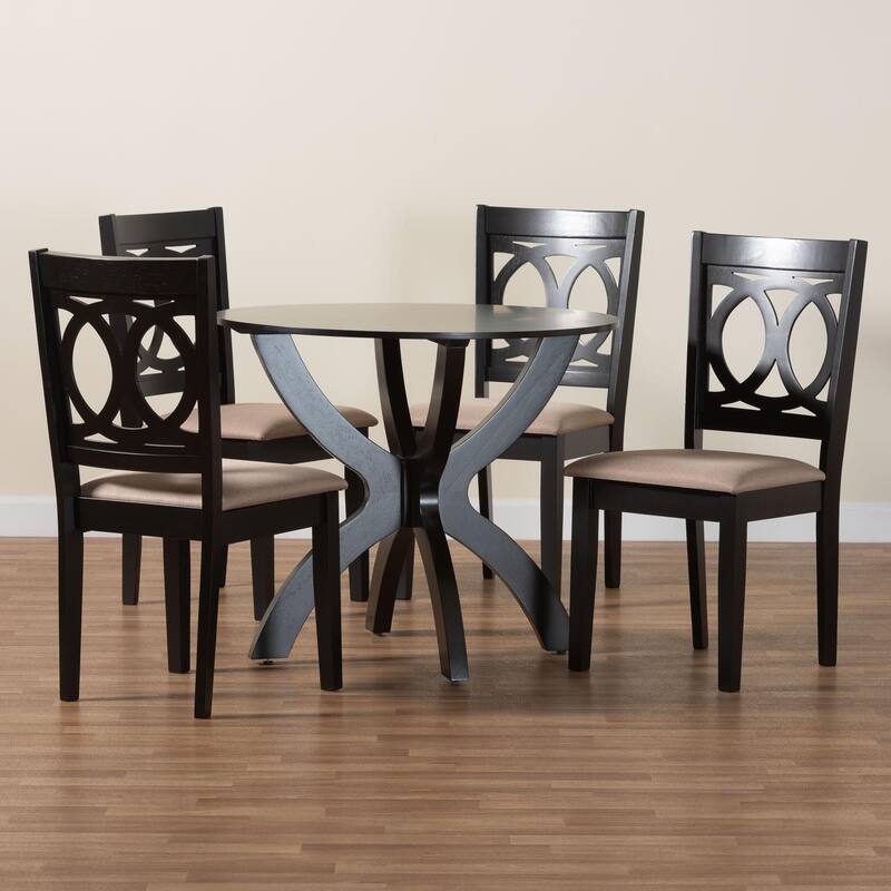 Rita Modern Wood 5-Piece Dining Set
