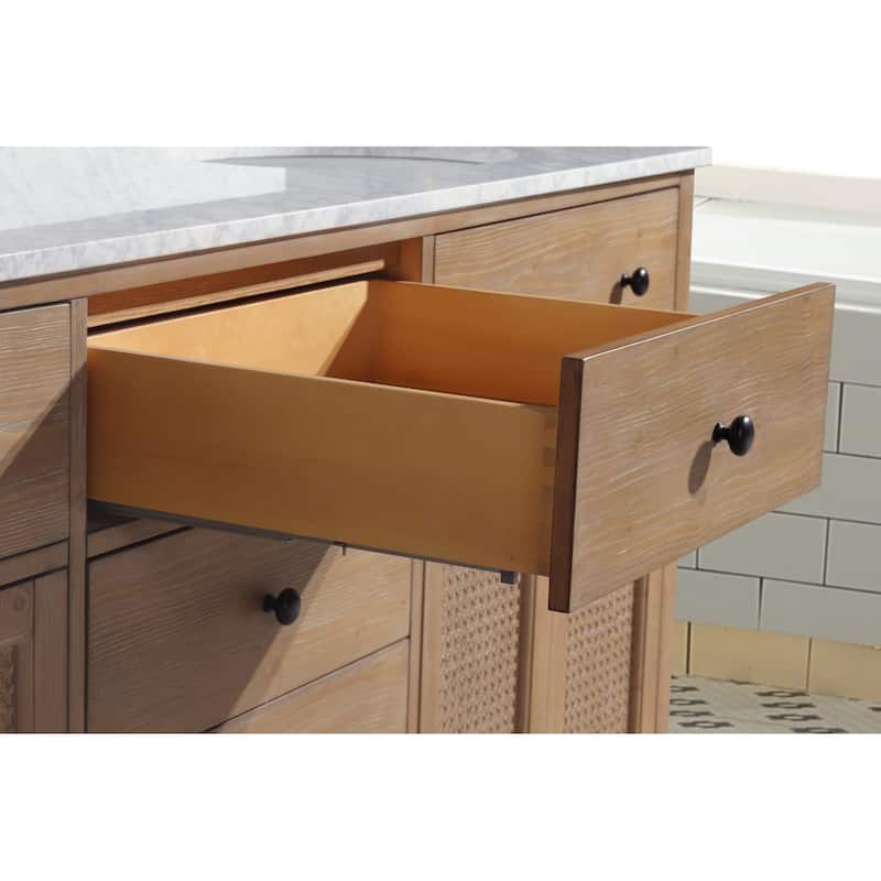 Ari Bath Annie 72" Bathroom Vanity Weathered Fir