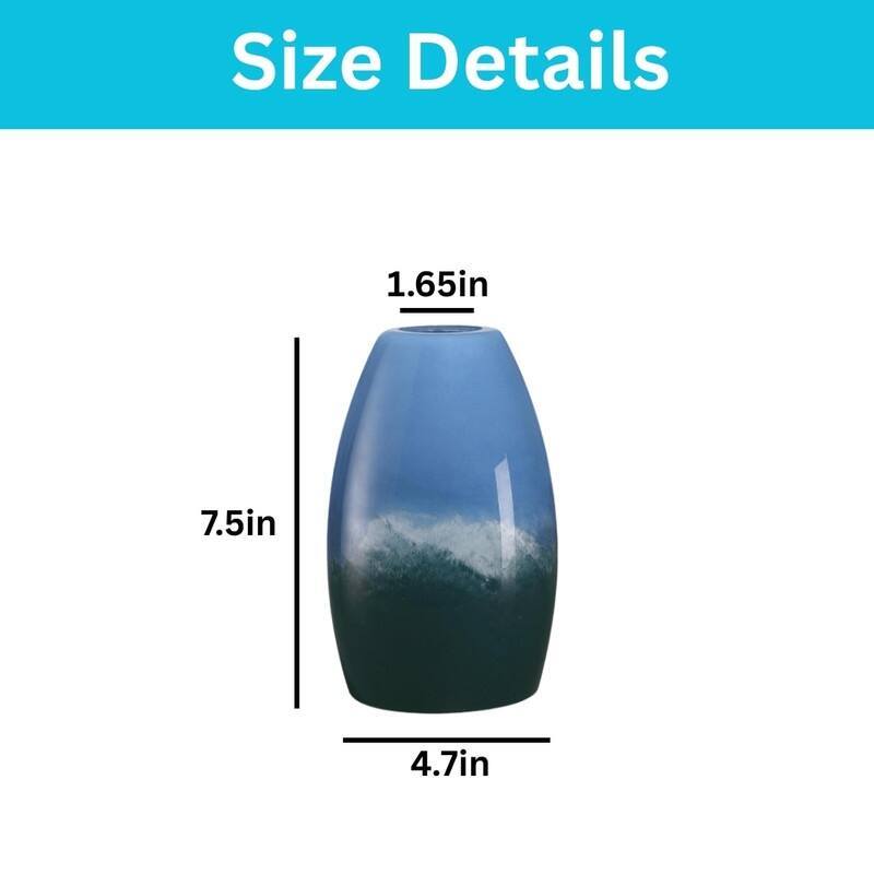 4.72” Hanging light fantastic blue dining room lighting glass pendant light