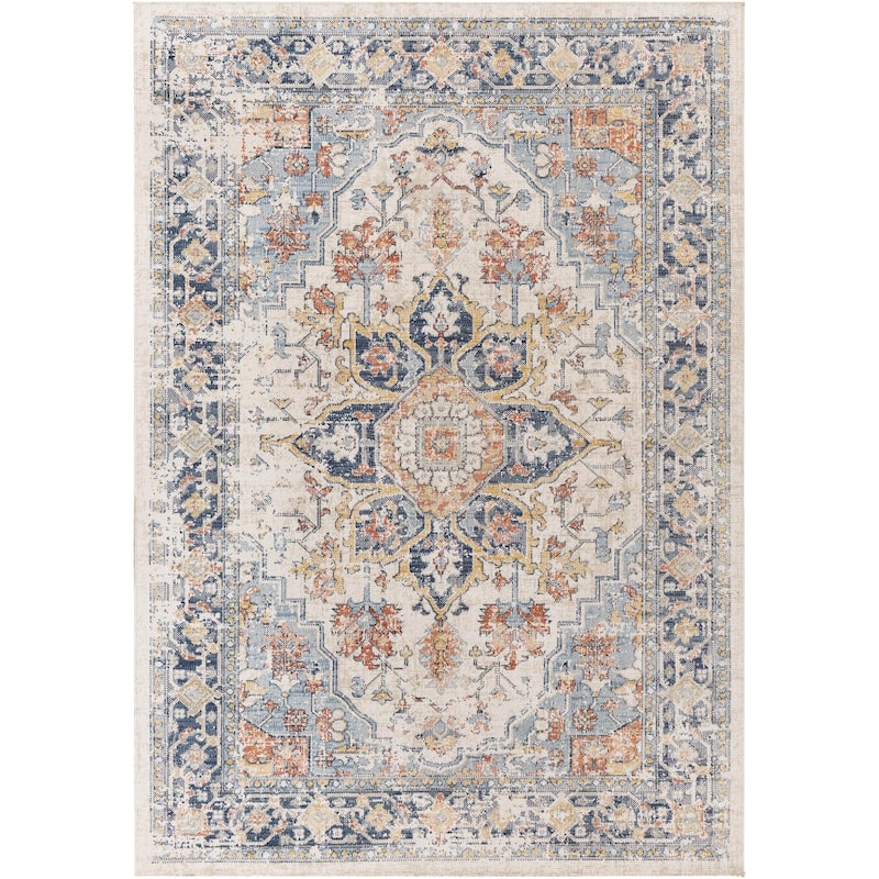 Livabliss Huntington Beach Traditional Indoor/Outdoor Area Rug
