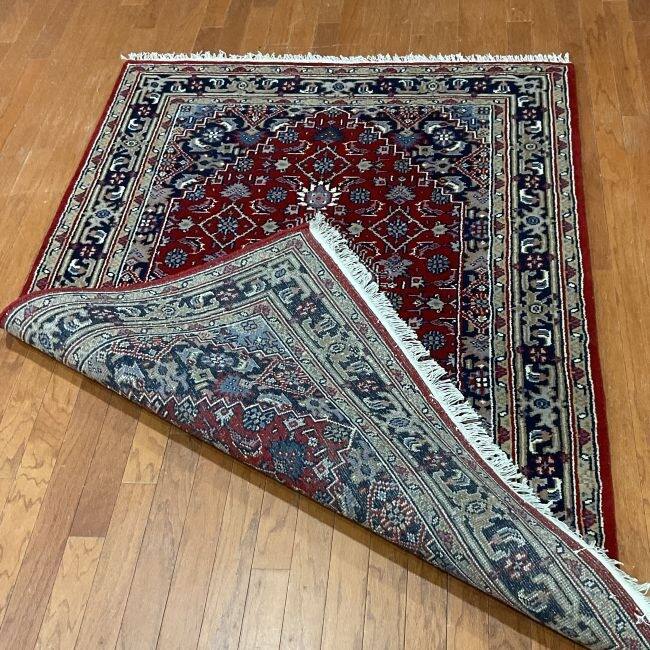 HERAT ORIENTAL Hand-knotted Medallion Bidjar Wool Rug 4'7 x 6'7 - 4'7x6'7