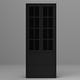 preview thumbnail 43 of 98, Modular Glass Doors Display Cabinet Combo Bookcase Home Office Pantry