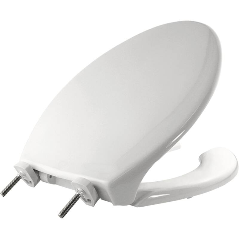Bemis Elongated Plastic Toilet Seat with DuraGuard� and STA-TITE�