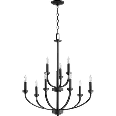 Quorum International Reyes 9 Light 31" Wide Chandelier