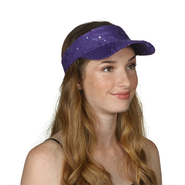 TopHeadwear Glitter Sequin Visor Hat. Opens flyout.