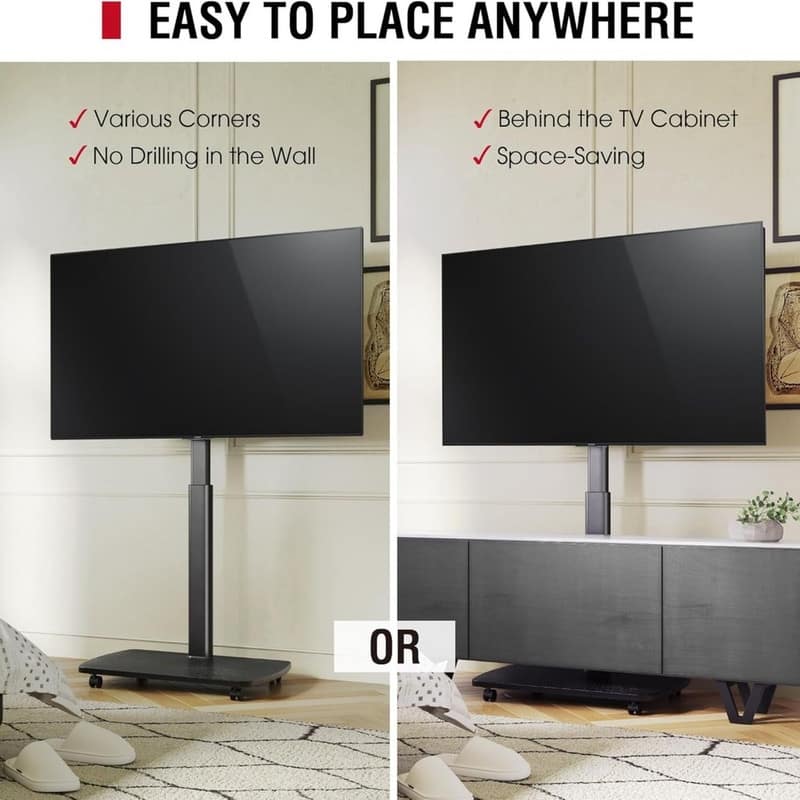 Rolling TV Stand