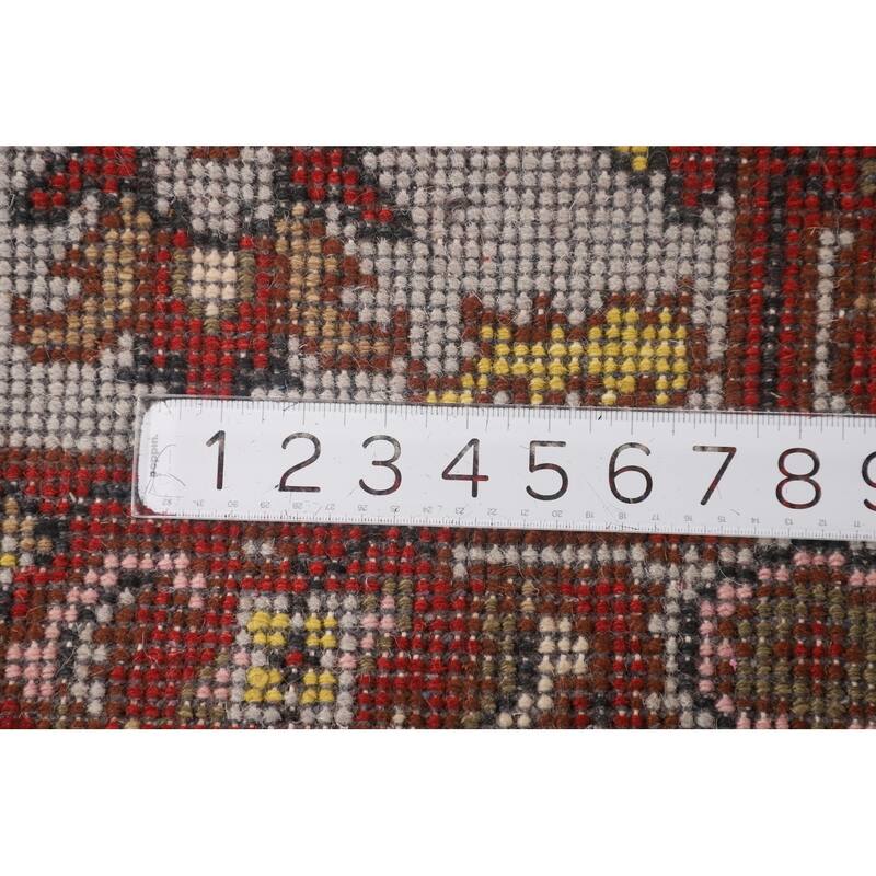 Heriz Serapi Oriental Foyer Rug Hand-Knotted Wool Carpet - 3'0"x 4'11"