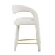 preview thumbnail 12 of 44, Pinnacle Performance Velvet Counter Stool Set of Two