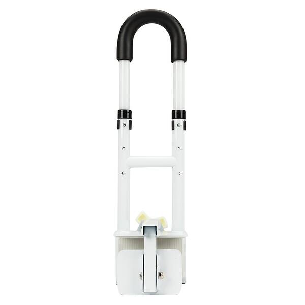 Medical Height Adjustable Bathtub Grab Bar Safety Handrail White