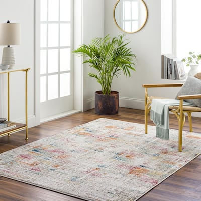 Livabliss Illusions Shabby Chic Abstract Area Rug