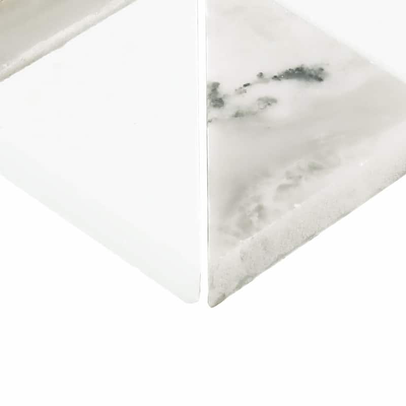 Daltile Gamma Natural Stone Triangle Wall and Floor Mosaic Tile (Set of 10)