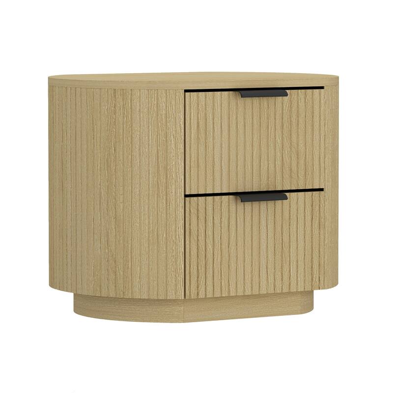 Manhattan Comfort Olivia 27" Nightstand (2-Drawer)
